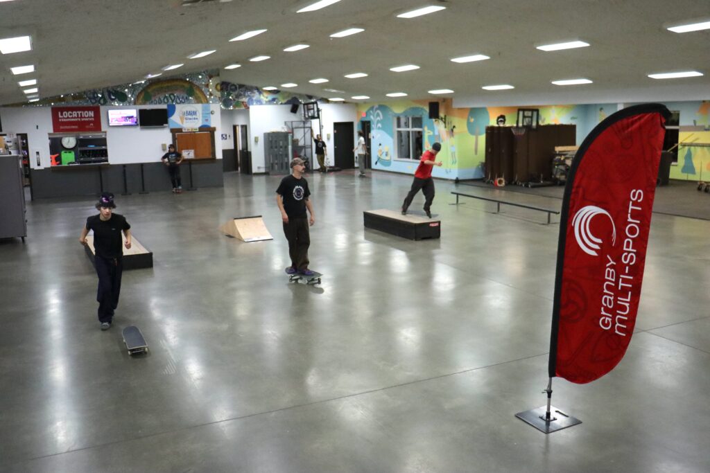 skatepark intérieur au pavillon Roger-Bédard
